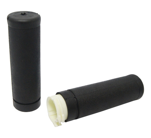 HardDrive Black Rubber Handlebar Grips (72-100)