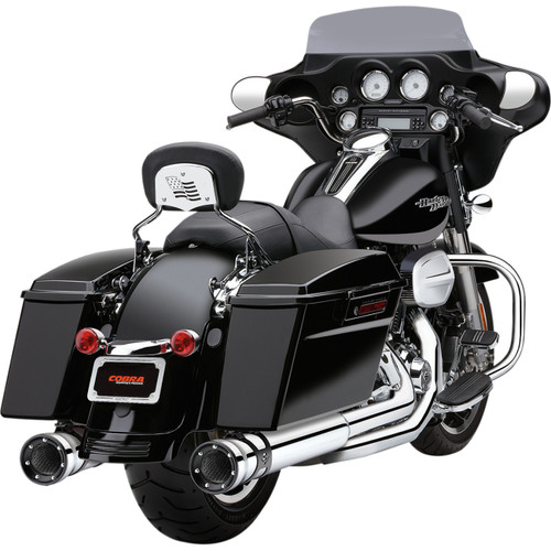 Cobra Race Pro Chrome Slip-On Mufflers (6218)