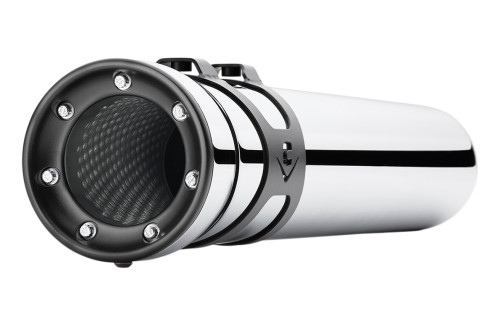Cobra Race Pro Chrome Slip-On Mufflers (6218)