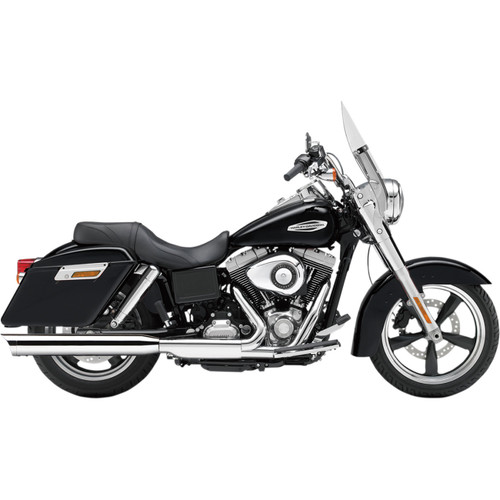 Cobra Chrome 4" Slip-On Exhaust Mufflers | Scalloped Tip (6209)
