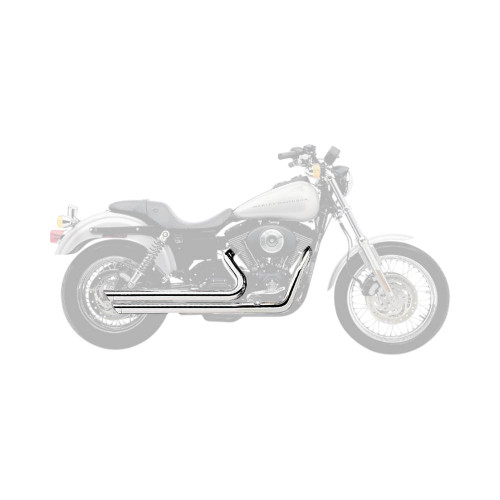Cobra Speedster Slash-Down Chrome Exhaust System (6858)