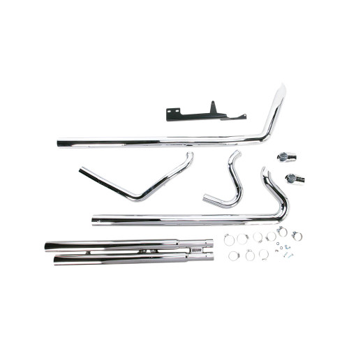 Cobra Speedster Slash-Down Chrome Exhaust System (6858)
