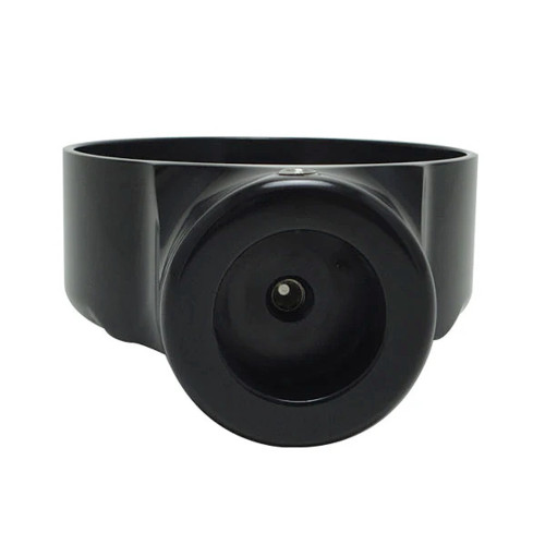 Joker Machine Concealed Smooth Black Bar End Mirror (09-326B)