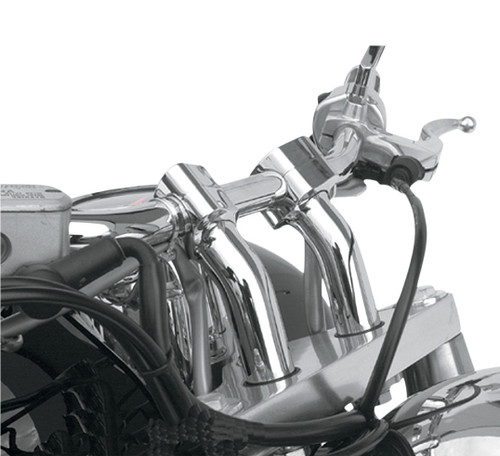 Baron Kickback Chrome Handlebar Risers (BA-7410U)