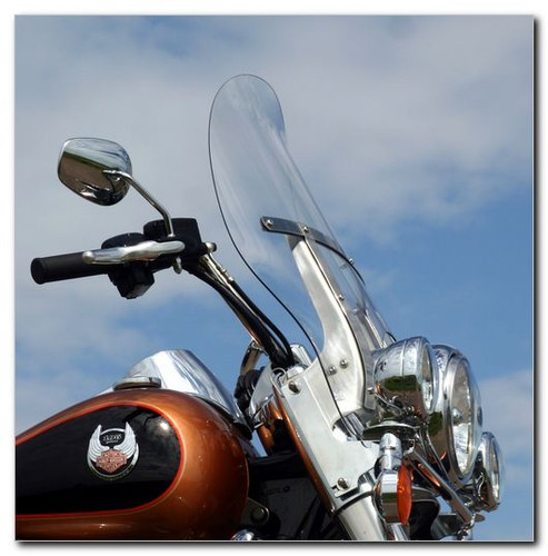 Klock Werks Flare Clear 20" Billboard Windshield (KWW-02-0218)