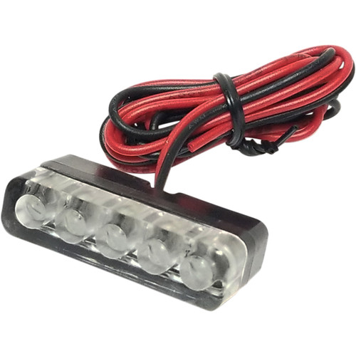 K&S LED License Plate Marker Light Bar Clear (25-9154)
