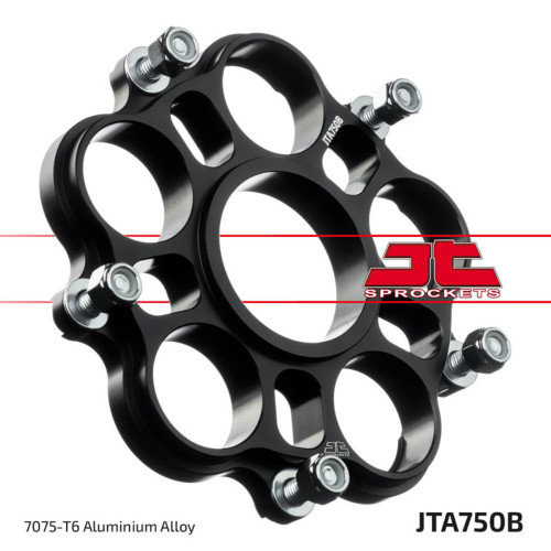 JT Ducati Black Aluminum Rear Sprocket Carrier 520/525 (JTA750B)