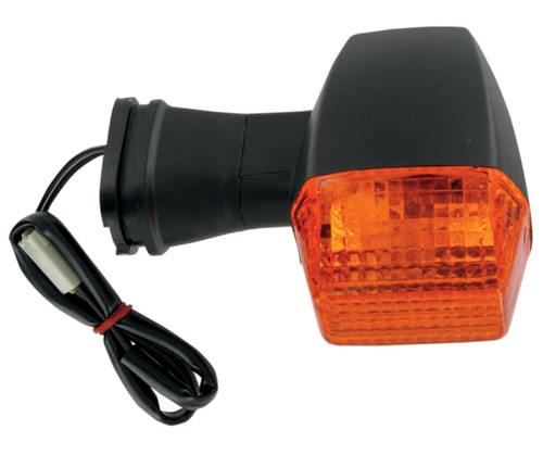 K&S DOT Turn Signal w/Amber Lens for Kawasaki ZX600J/ZX1200A/ZX900E (25-2135)