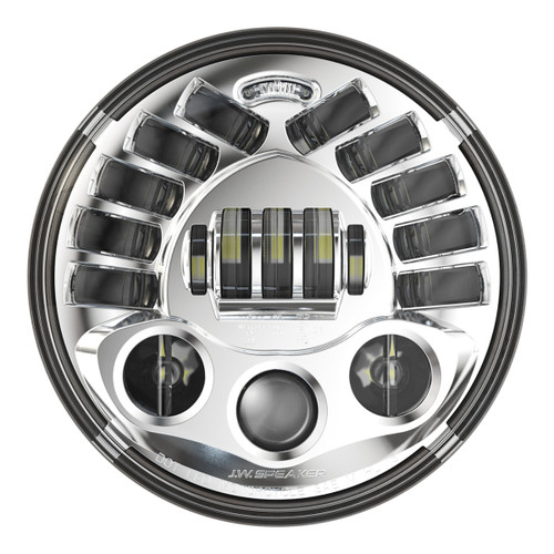 JW Speaker 7" Adaptive 2 LED Chrome Headlight (0555031)