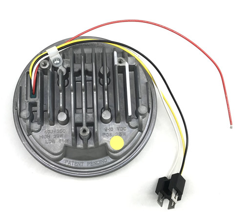 JW Speaker 5.75" Adaptive 2 LED Black Headlight (0555091)