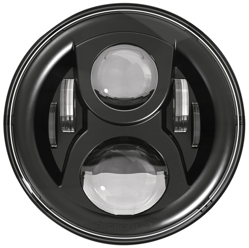JW Speaker 7" EVO 2 Dual Burn Black Headlight w/Mounting Ring (0554981)
