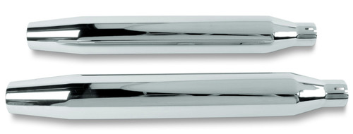 Khrome Werks HP Plus 3" Chrome Tapered Slip-On Exhaust Mufflers (202410A)
