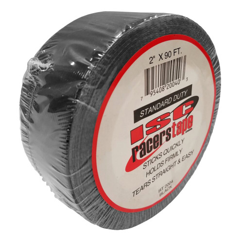 ISC Racers Tape 2" x 90 Foot Black (RT2004)