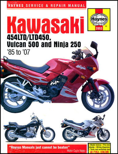 Haynes Repair/Service Manual '85-07 454LTD/LTD450/Vulcan 500/Ninja 250 (2053)
