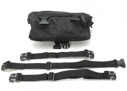 Gears Handlebar Luggage Bag for Snowmobile - Black (300165-1)