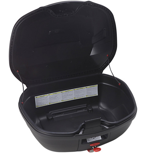 Givi Blade Top Case Hard Luggage Matte Black w/Red Lens 47 Liter (B47NMLA)