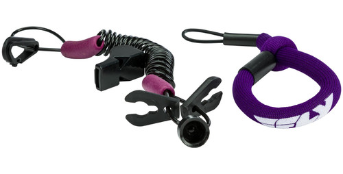 Fly Racing PWC Ultra Cord Floating Tether Cord/Lanyard w/Whistle