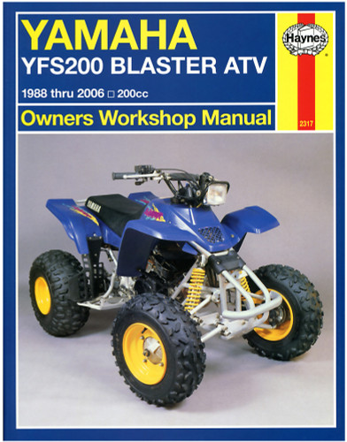 Haynes Repair/Service Manual '88-06 Yamaha Blaster YFS200 (M2317)