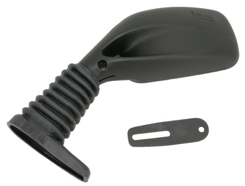 Emgo Mark II Fairing Mount Left Black Mirror (20-25182)