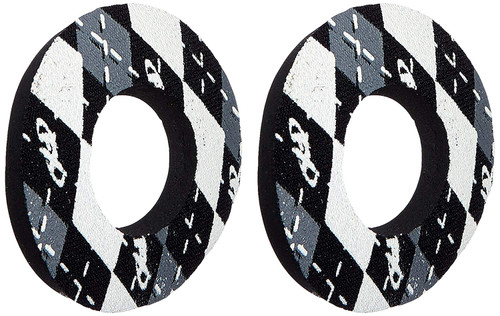 Factory Effex MX Moto Grip Donuts Argyle/Gray (10-67912)
