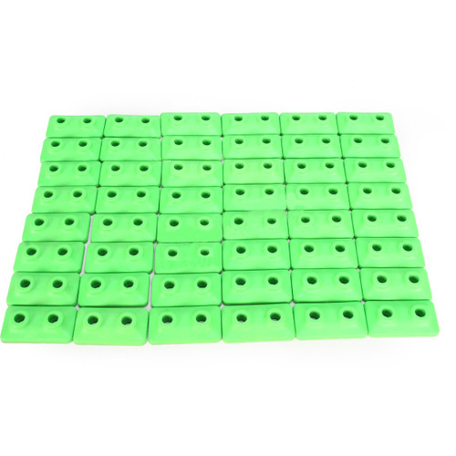 Fast-Trac Air Lite XL Twin Backer Plates Green 5/16"-48pk (512-48)