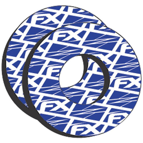 Factory Effex MX Moto Grip Donuts White/Blue (15-67920)