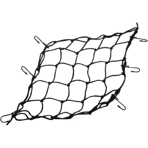 Emgo 15" x 15" Bungee Stretchy Cargo Net Black (78-60500)