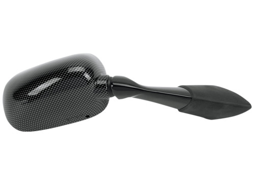 Emgo Carbon Fiber-Look Right Mirror '03-05 Yamaha FJR1300 (20-80523)