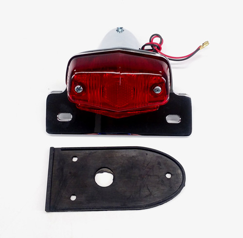 Emgo Lucas Style Taillight w/Chrome Bracket (62-21521)