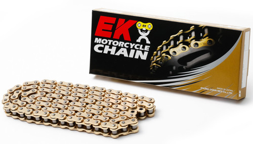 EK 420SH Gold Non-Sealed Chain 120 Links (420SH-120G)