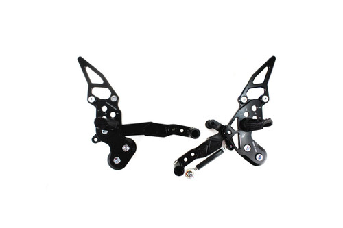 Driven TT Black Aluminum Rearsets (DRP-724-BK)