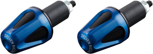 Driven D-Axis Bar Ends - Blue/Black Aluminum (DXB-BL)