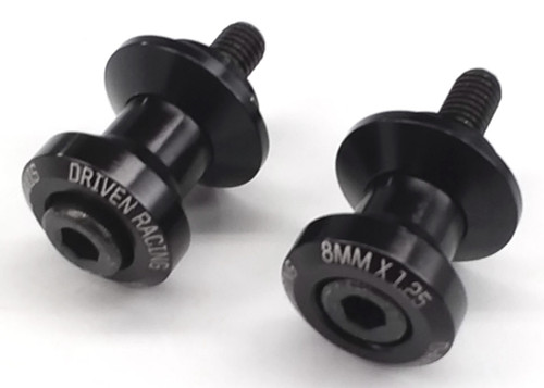 Driven D-Axis Swingarm Spools Black 8mm (DXS-8 BK)