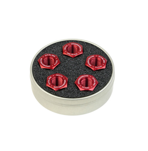 Driven Red Sprocket Nuts 10mm x 1.25 (Set of 5) (DSN5RD)
