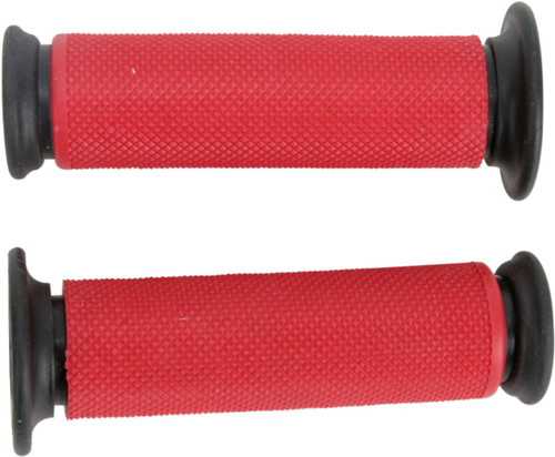 Driven Grippy Red Handlebar Grips (D637RDO)