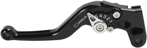 Driven Halo Adjustable Folding Black Clutch Lever w/Silver Switch (DFL-AS-413)
