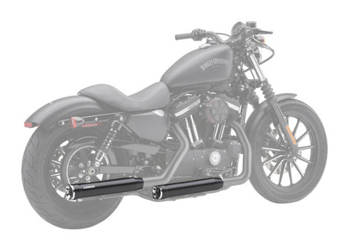 Cobra 3" RPT Raven Black Slip-On Mufflers (6080RB)