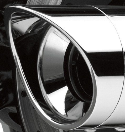 Cobra 4" Billet Chrome Scallop Cut Exhaust Tips (PT-1009P)