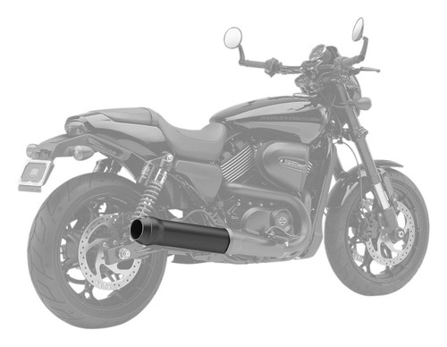 Cobra El Diablo Black 4.5" Slip-On Muffler (6511B)