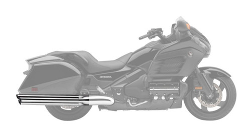 Cobra 6-into-6 Chrome Slip-On Mufflers (1217)