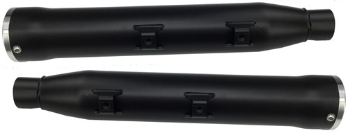 Cobra 3" RPT Raven Black Slip-On Mufflers (6081RB)