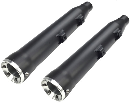 Cobra 3" RPT Raven Black Slip-On Mufflers (6081RB)