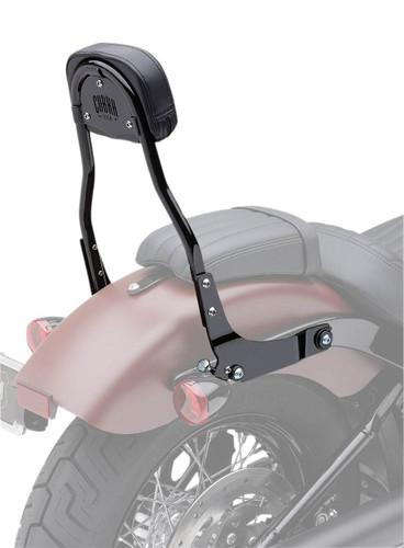Cobra Detachable 14" High Black Sissy Bar Backrest Kit (602-2009B)