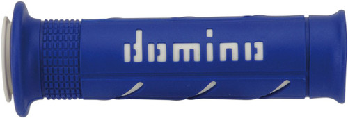 Domino XM2 Handlebar Grips | Twist Throttle | Blue/White (A25041C4648C7-0)