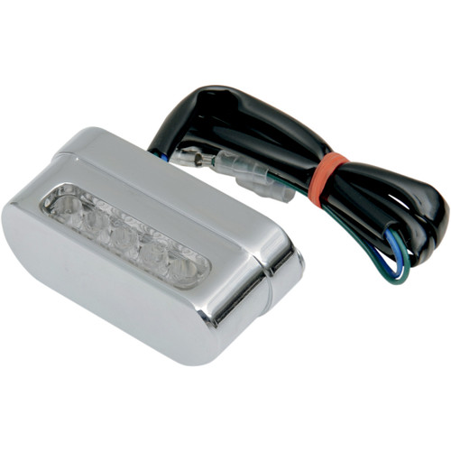 Drag Specialties Universal LED Chrome License Plate Light (2030-0579)