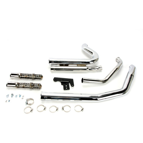 Cobra 909 2-into-2 Chrome Exhaust System (6715)