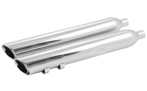 Cobra 909 Uppercut Chrome Slip-On Mufflers (6268)