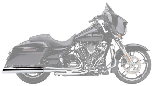 Cobra 909 Uppercut Chrome Slip-On Mufflers (6268)