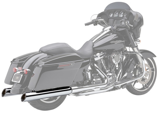 Cobra 909 Uppercut Chrome Slip-On Mufflers (6268)