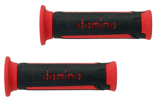 Domino Turismo Grips | Twist Throttle | Anthracite/Red (A35041C4270C7-0)